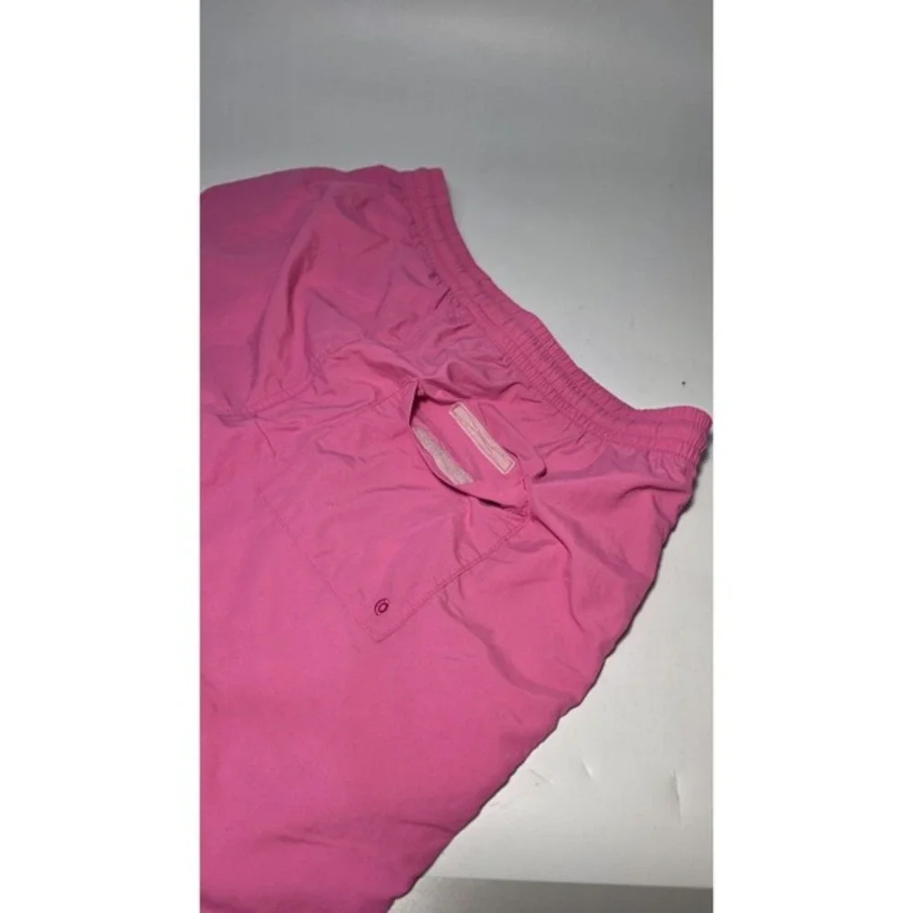 Empyre Mens Swim Trunks Size M Pink with Pockets Elastic Waist Swim Beach Resort
